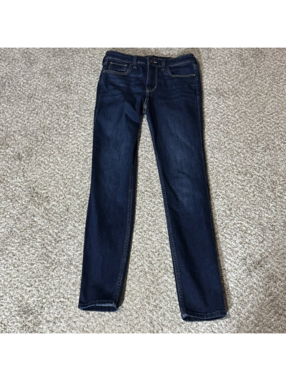 Hollister Jeans Women's Size 2R W26R High-Rise Super Skinny Dark Wash Stretch